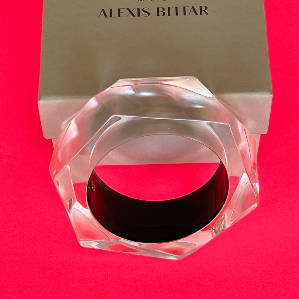 Alexis Bittar Clear Lucite Bracelet - Picture 4 of 12